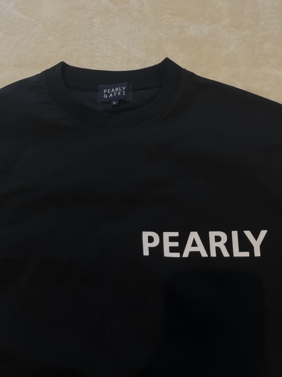 ☆美品☆ PEARLY GATE パーリーゲイツ　メンズ size5(Lサイズ)トレーナー ウインドブレーカー ブラック_5
