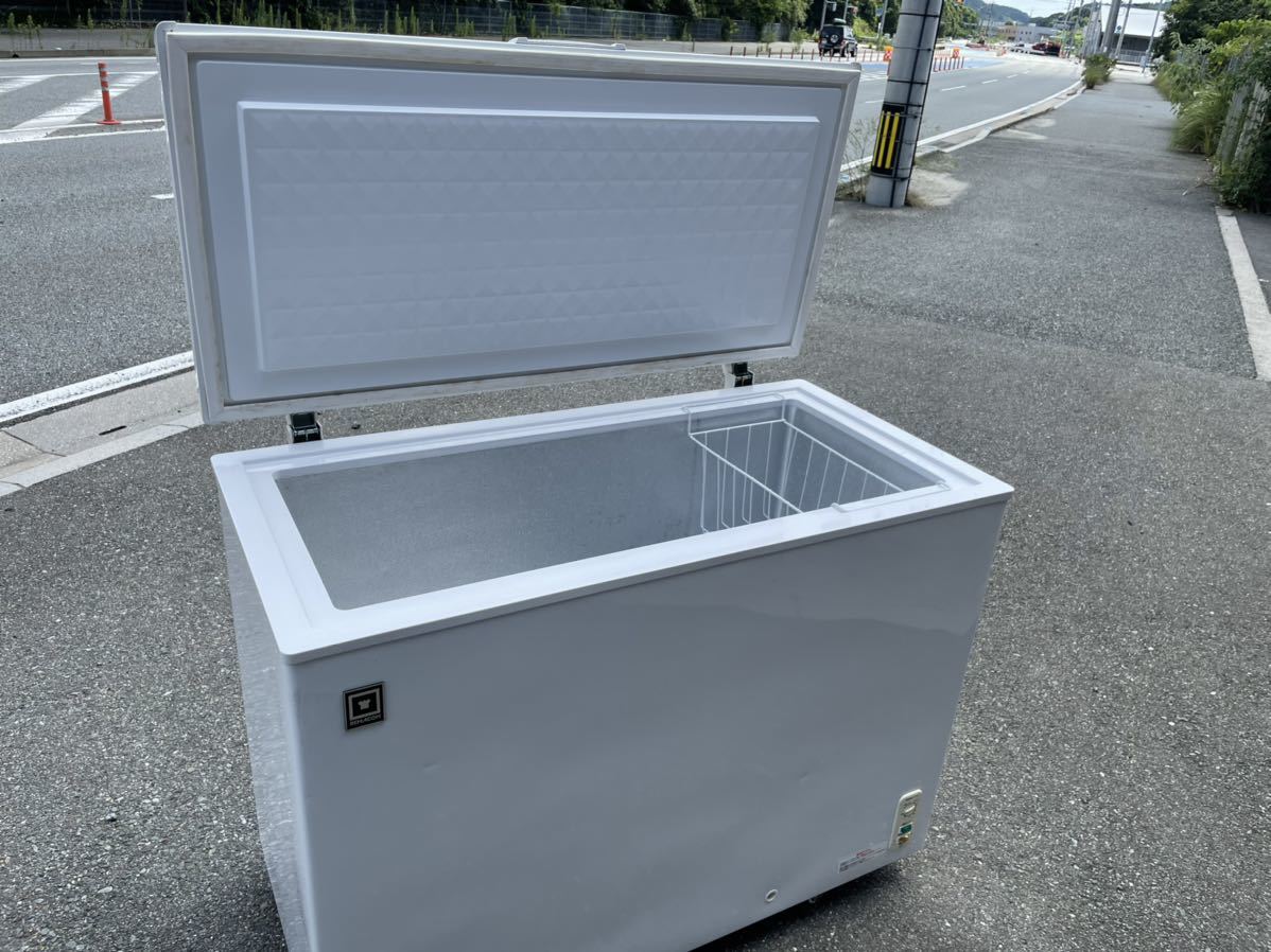 ☆中古品 レマコム 冷凍ストッカー RRS-262NF 262L 114x602x841  