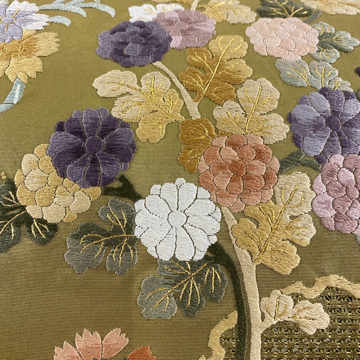 着物月花 唐織 艶やかな蔦葡萄文様の袋帯 六通柄 正絹 金糸 | CHIMIVER.BY
