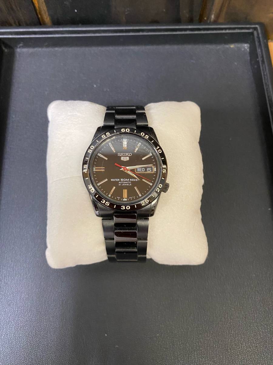 【稼働】SEIKO5 AUTOMATIC 7S26-02T0　セイコーファイブ 自動巻 メンズ腕時計