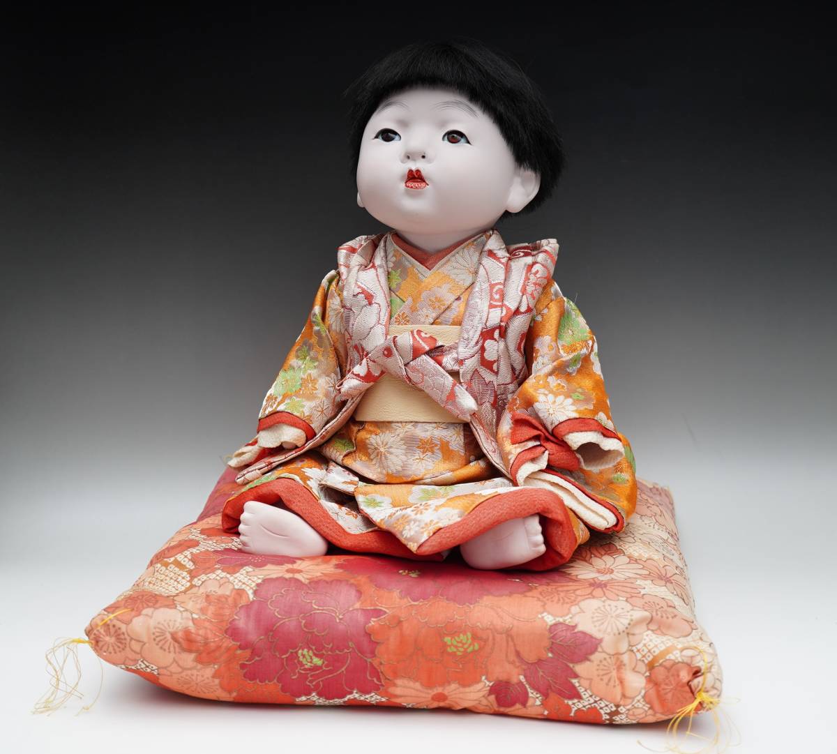 送料無料，セール 市松人形 藤村紫雲 男の子 高さ34cm(市松人形)｜売買されたオークション情報、yahooの商品情報をアーカイブ公開 - オークファン 市松人形