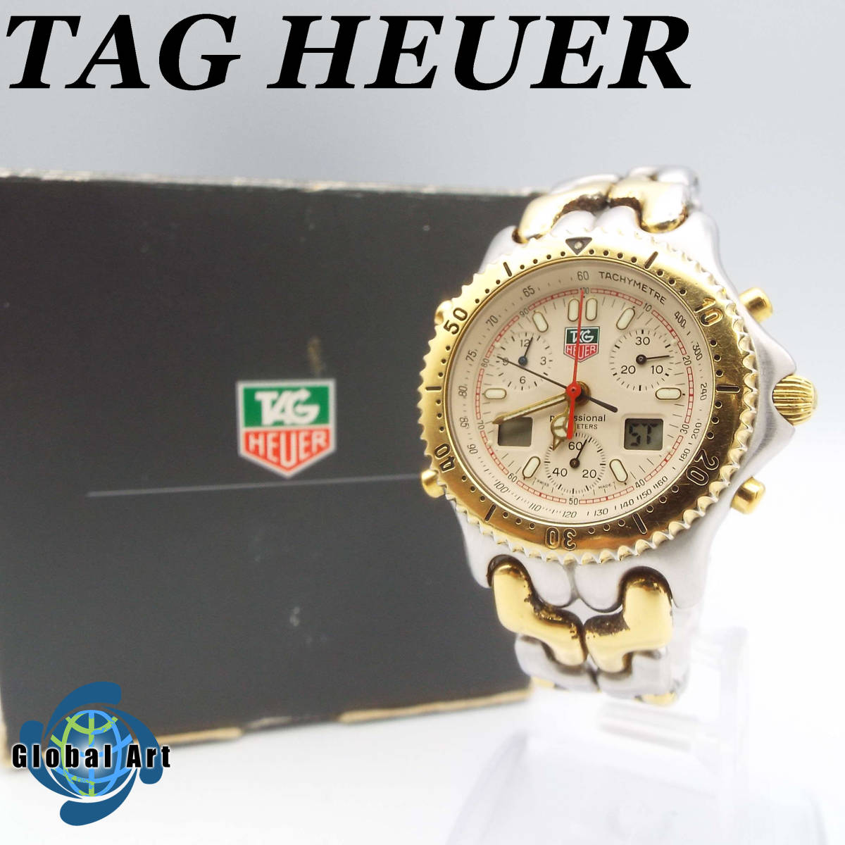 い08287/TAG HEUER タグホイヤー/セル/クオーツ/メンズ腕時計