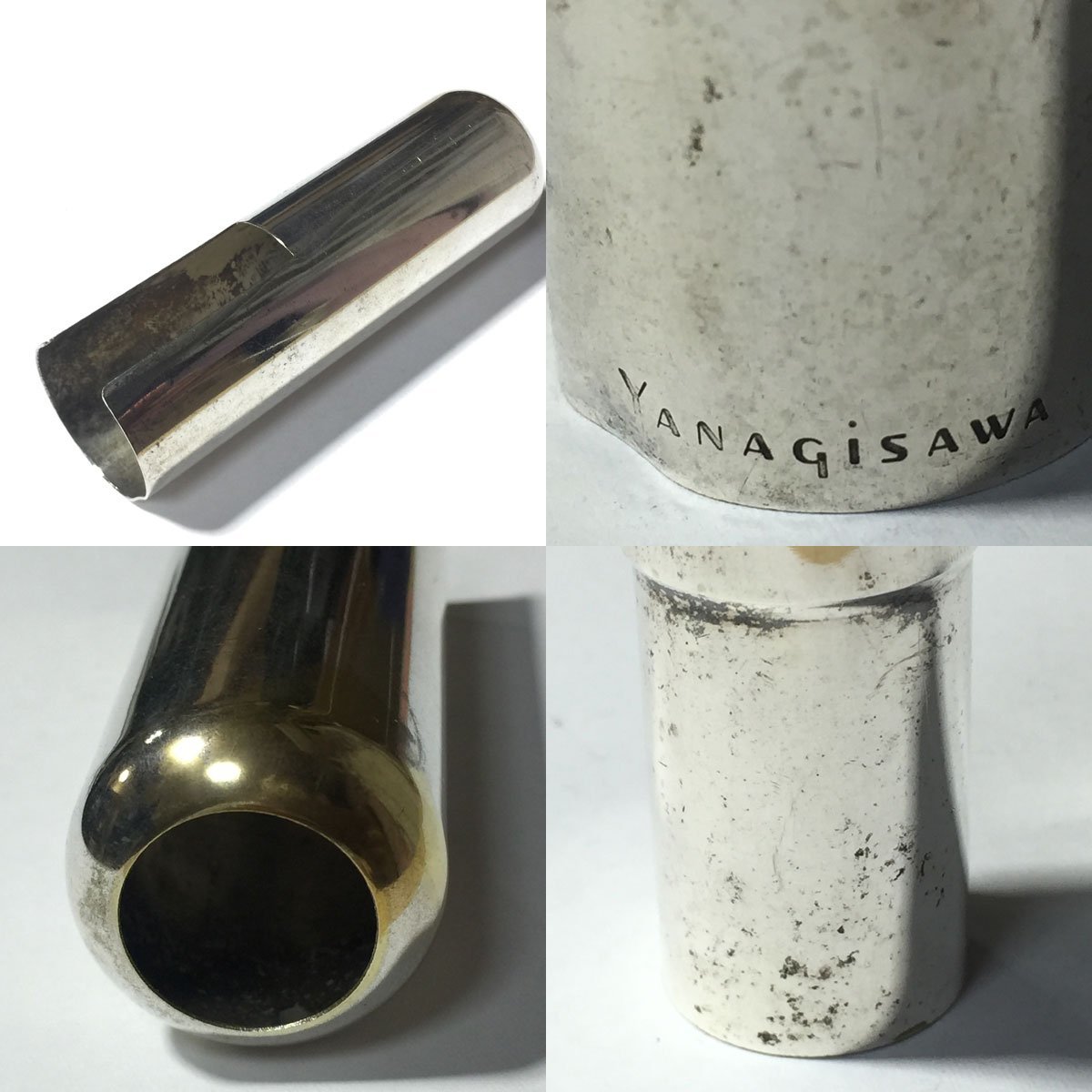 YANAGISAWA ヤナギサワ メタル SP 6 銀メッキ仕上げ サックス用 マウス 