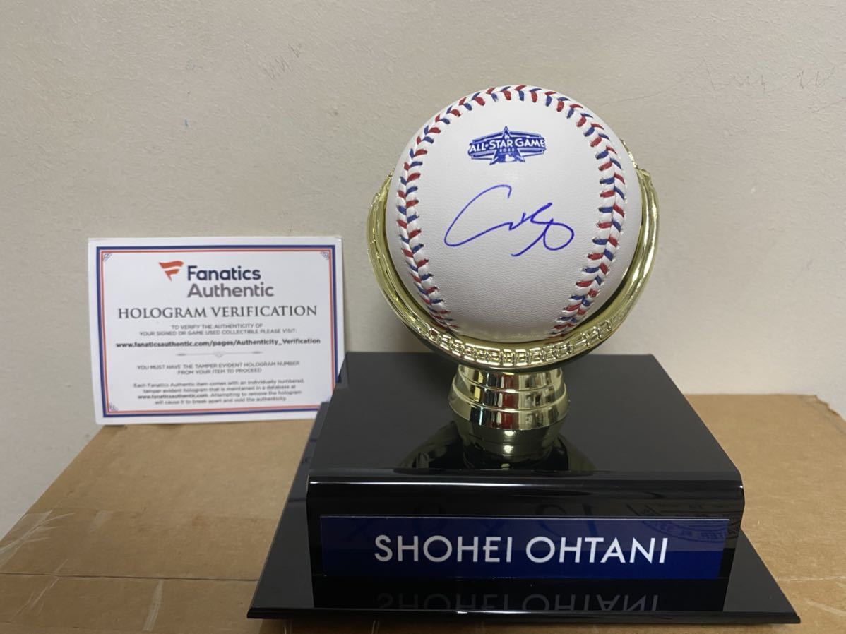 ケース付き)大谷翔平 直筆サインボール MLB 公式試合球 Rawlings 早い