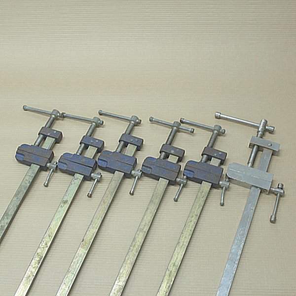 SOMAX No.530 1050mm ハタガネ 6本 旗金 締ハタ クランプ(バイス 