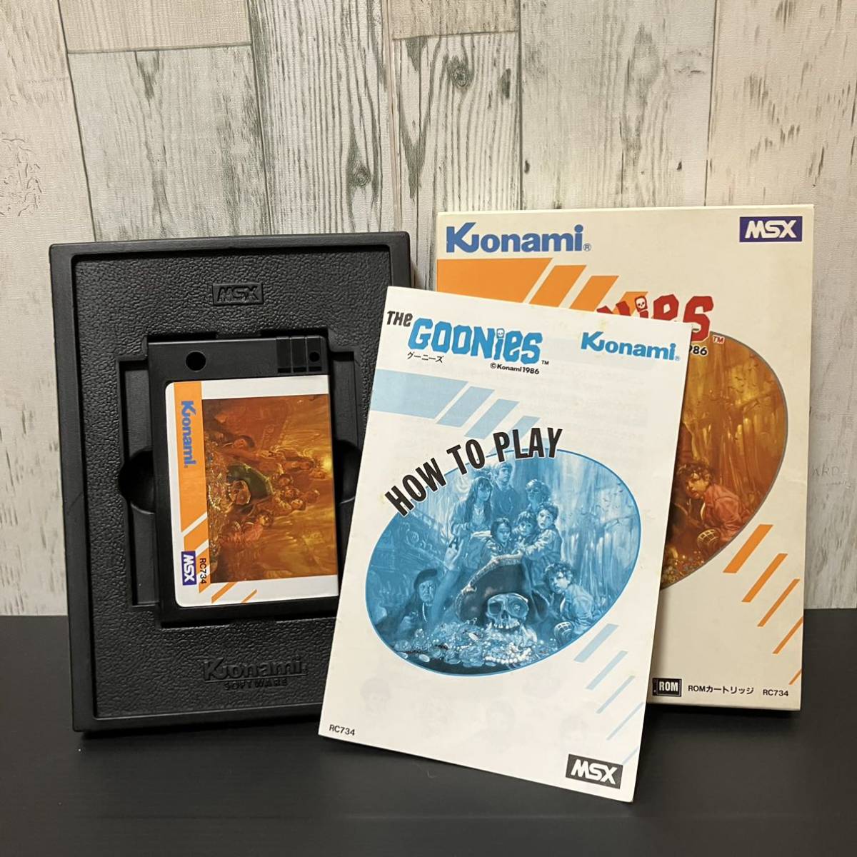 レア◇超美品◇ゲームソフト◇MSX◇コナミ◇グーニーズ◇GOONies◇ROM 