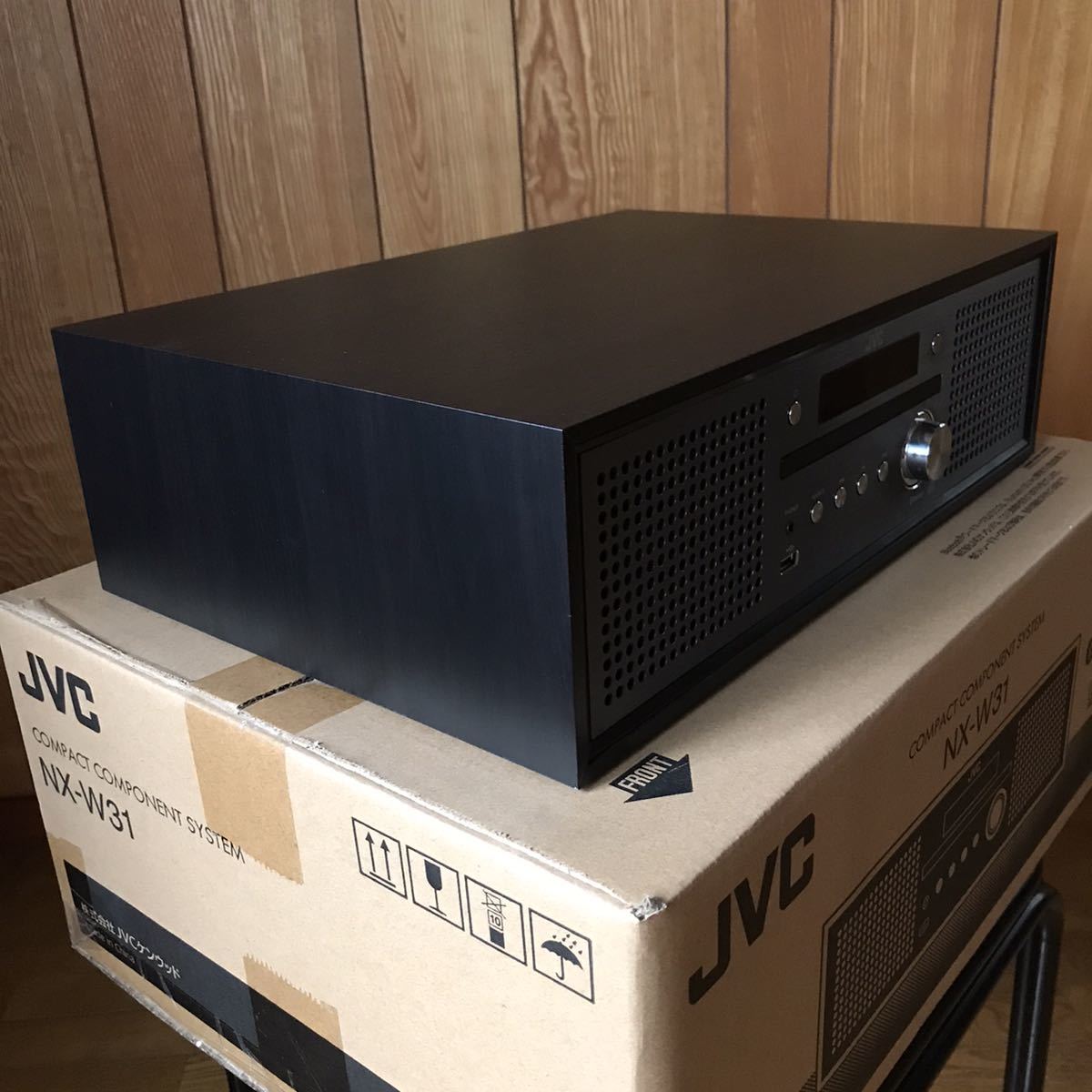NX-W31 コンパクトコンポーネントシステム JVC ブラック [Bluetooth