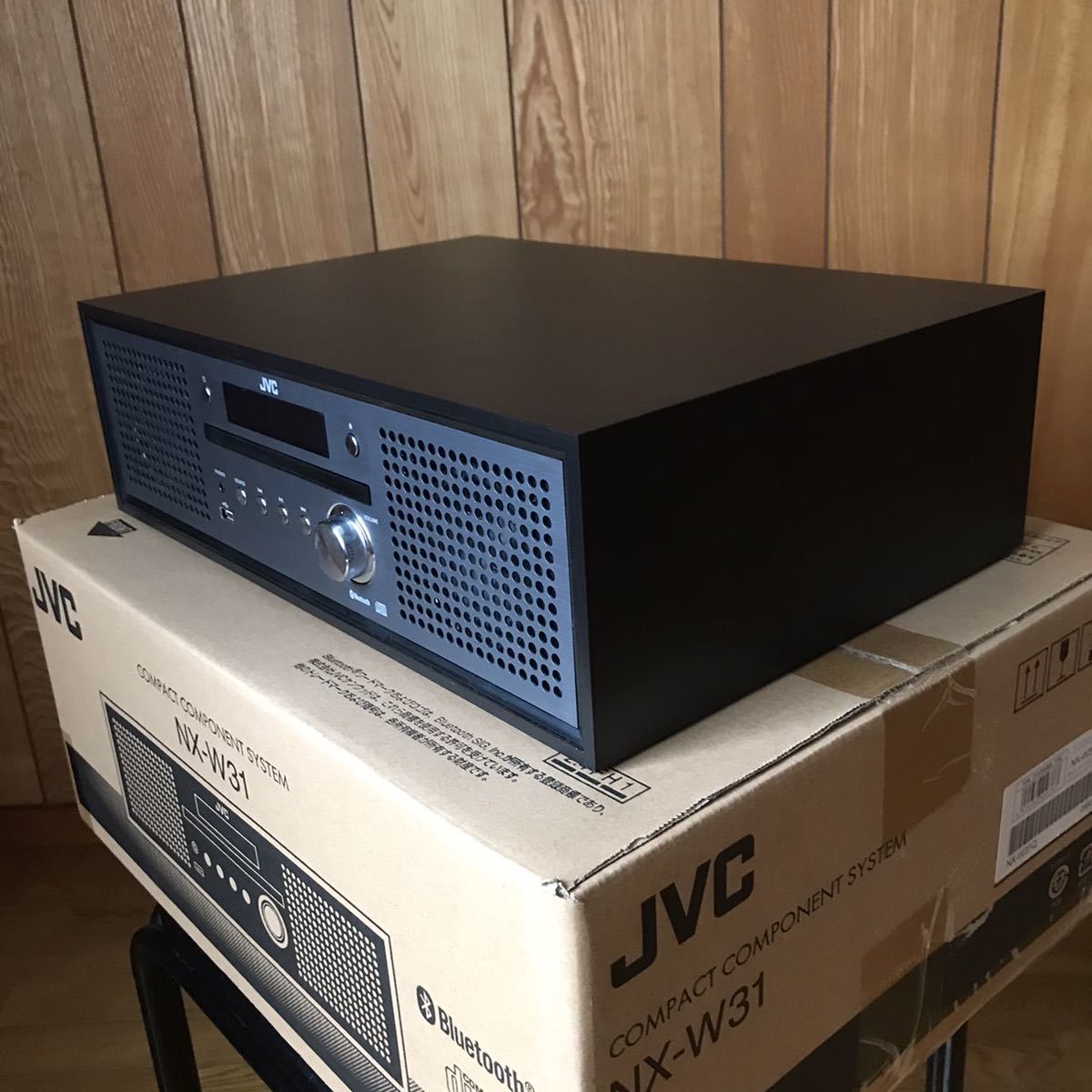 NX-W31 コンパクトコンポーネントシステム JVC ブラック [Bluetooth