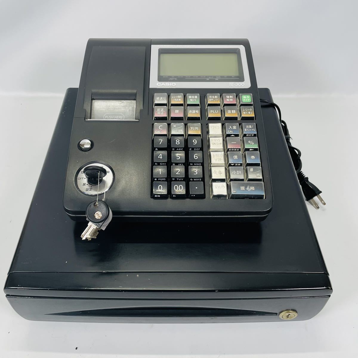 ★ジャンク★ CASIO レジスター TE-300 カシオレジスター モードキー