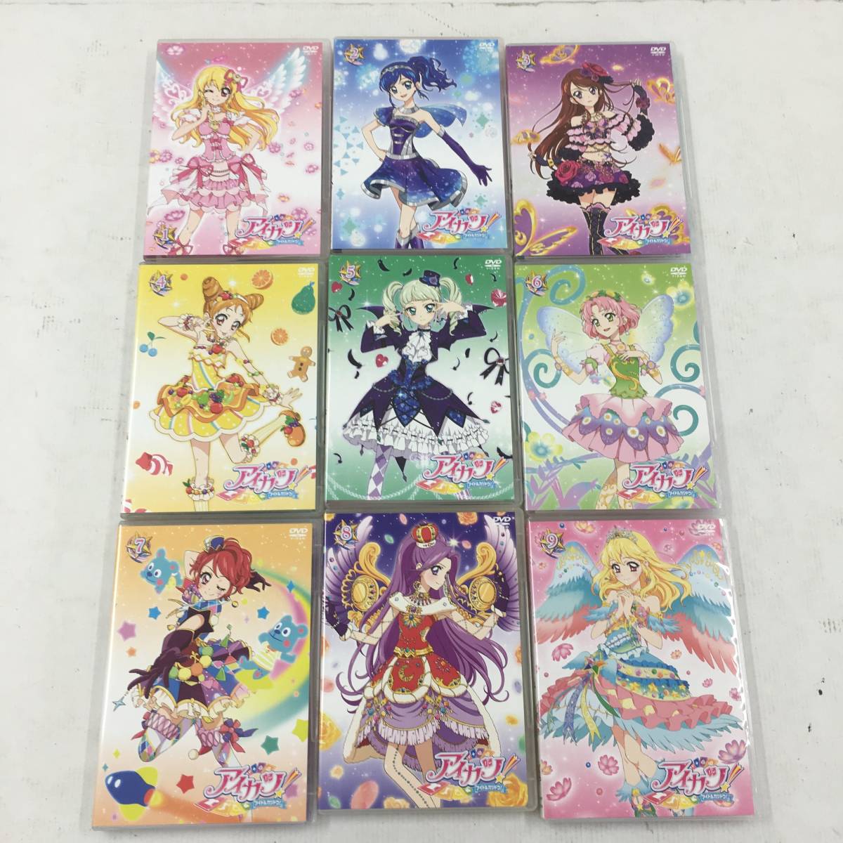 アイカツ！ DVD全巻＋その他DVD/カード/オフィシャルバインダー