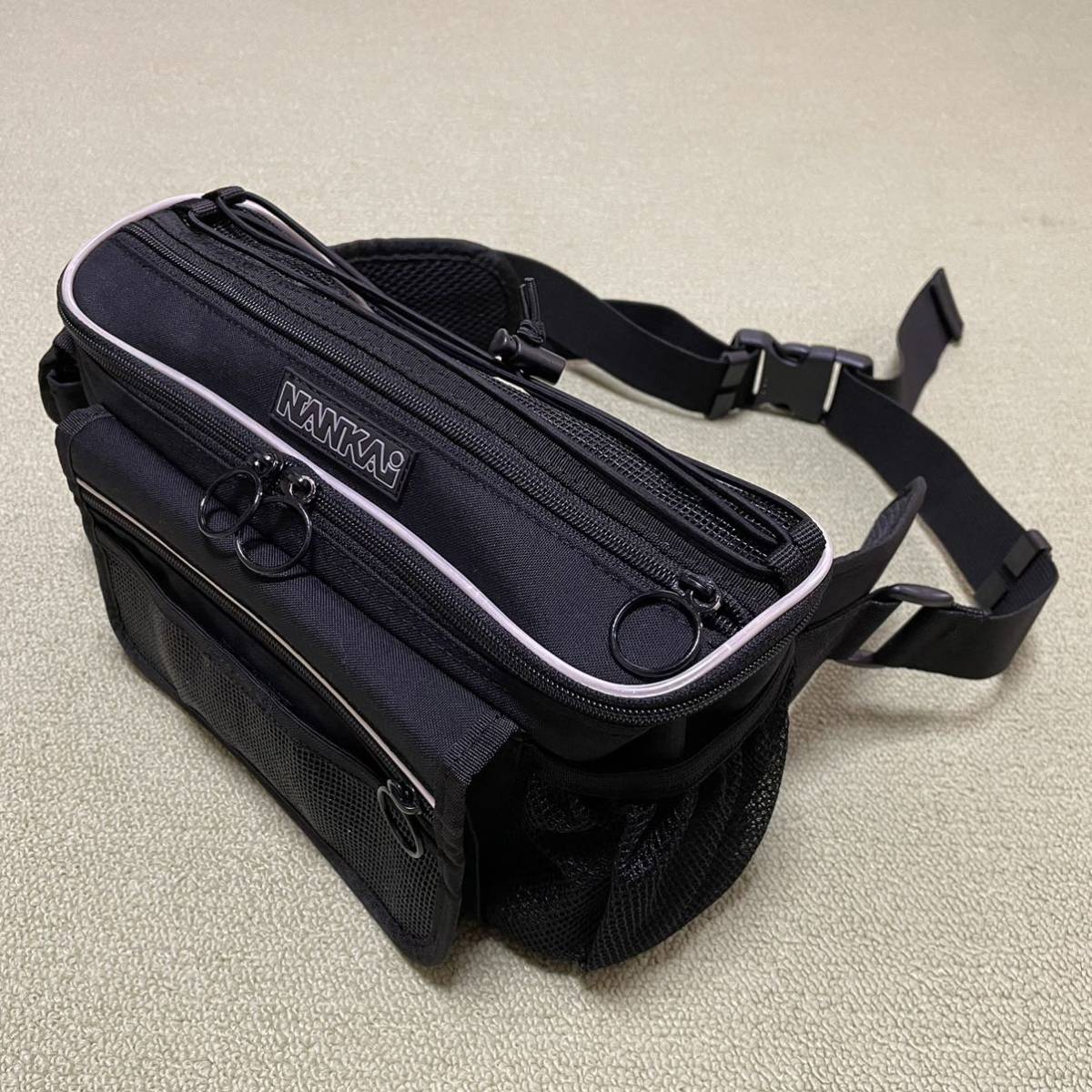 南海部品☆NANKAI☆ウエストバック☆旧ロゴ☆当時物☆小物収納ケース