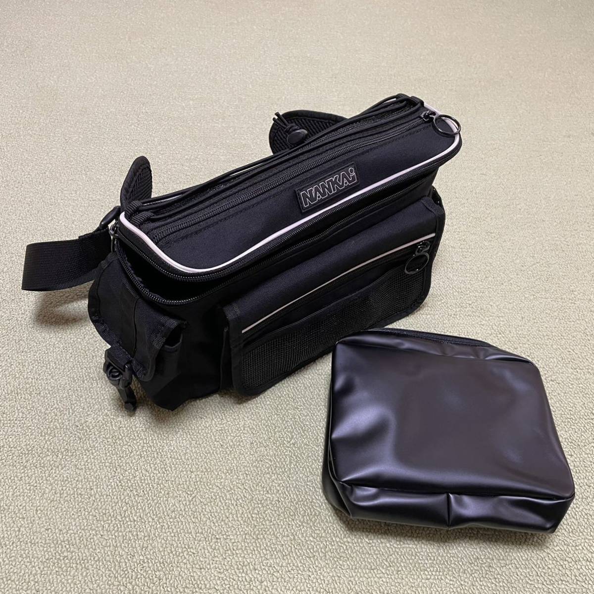 南海部品☆NANKAI☆ウエストバック☆旧ロゴ☆当時物☆小物収納ケース