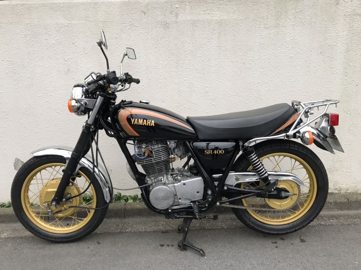 売切出品 SR400 実働 初期型カラー 1JR ほぼ 純正 ドラムブレーキ