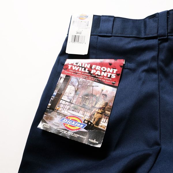 90s USA製 Dickies 874 ネイビー 34×30 デッドストック