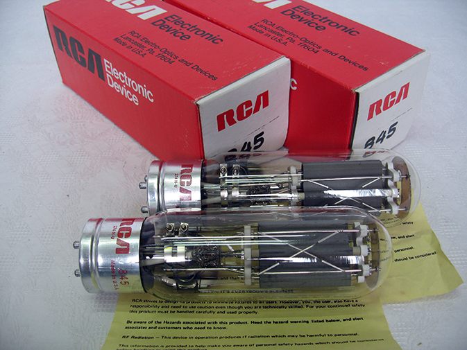 RCA TUBE 845/ 845 真空管 *ペア 【公式通販】