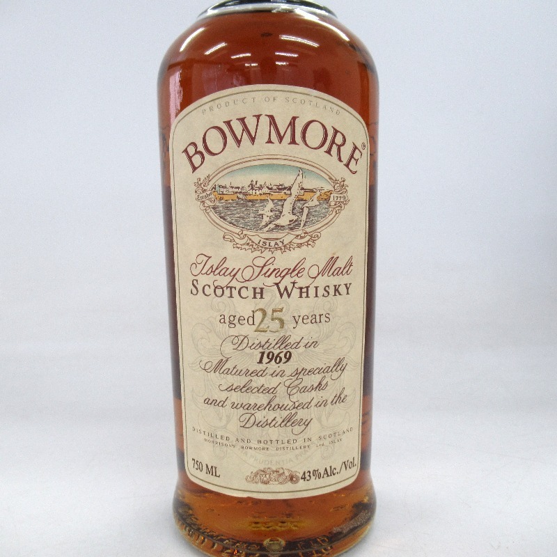 ボウモア 25年 1969 750ml 箱付 【公式通販】