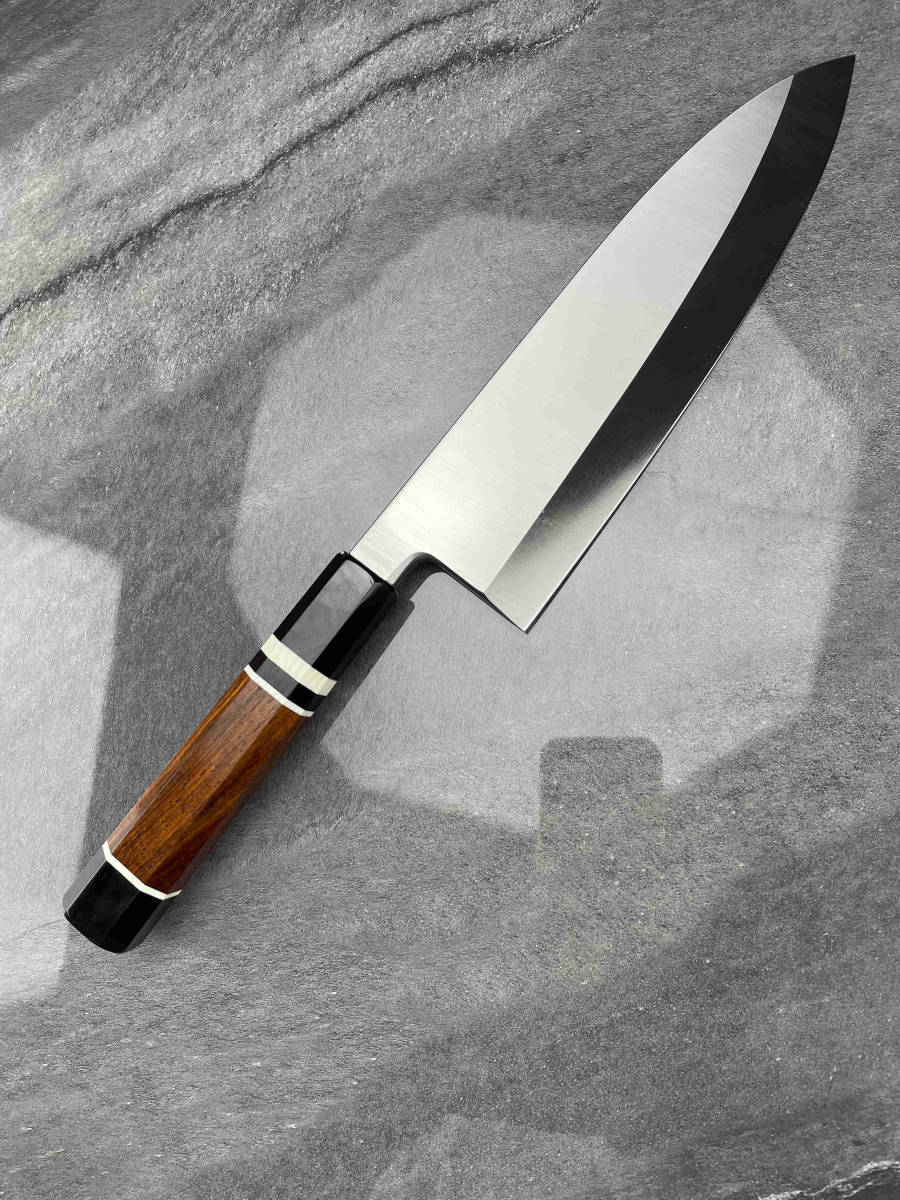 得価，HOT 豪壮 迫力 7寸 大型出刃包丁 V金10号 大型魚の解体に使用 刺身包丁 作品僅少 和包丁本出刃 黄檀黒水牛八角柄(出刃包丁)｜売買されたオークション情報、yahooの商品情報をアーカイブ公開 - オ 包丁