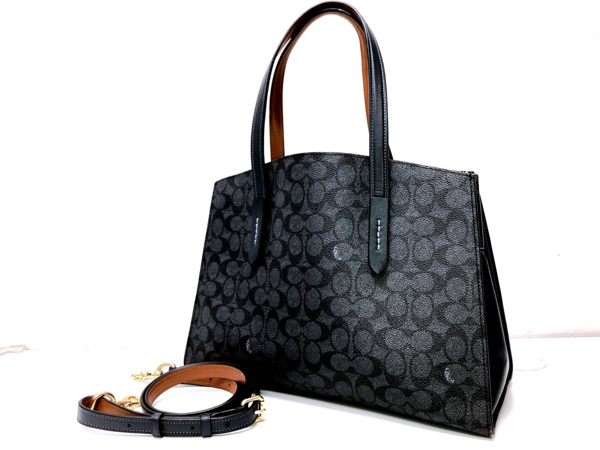 6032】コーチ COACH 2WAY シグネチャー ショルダーバッグ トートバッグ 