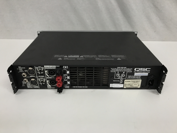 QSC PLX1802 ステレオ パワーアンプ 音響機材 中古 S6755003 PLX1802