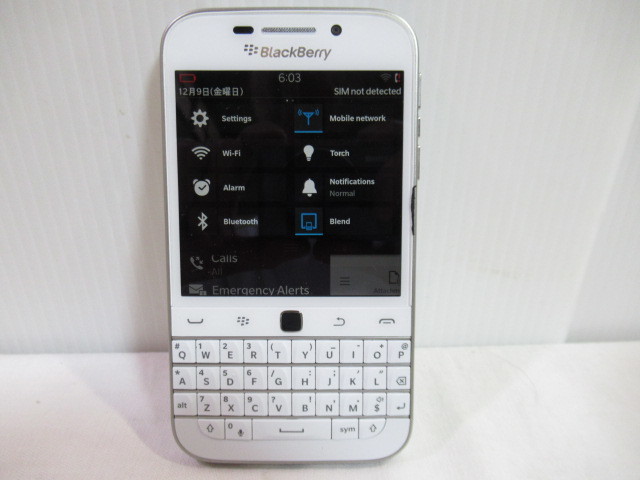 □中古現状売□BlackBerry Classic Model:SQC100-1 通電確認済 Classic