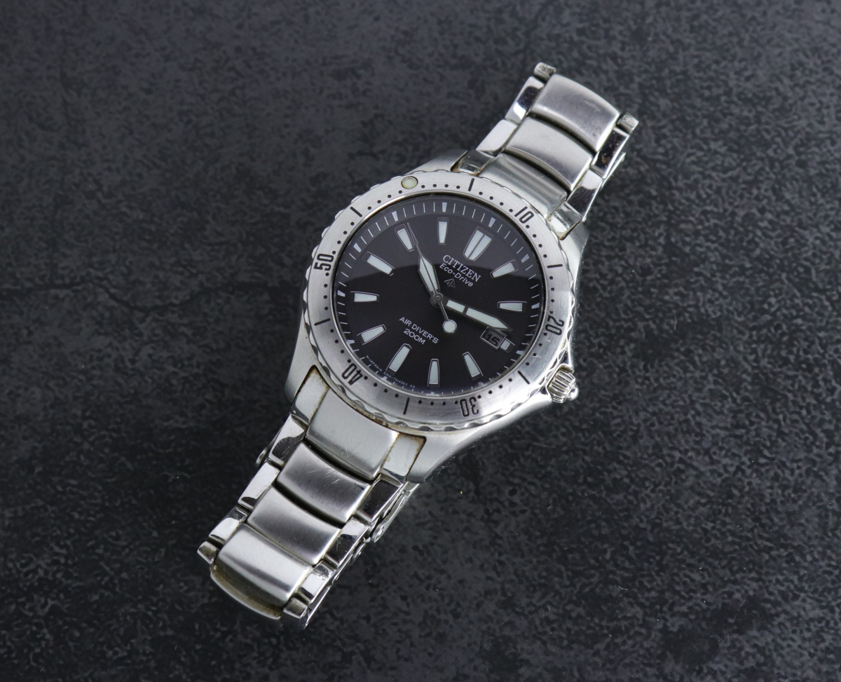 稼働品 美品】 CITIZEN ECO-DRIVE AIR DIVER