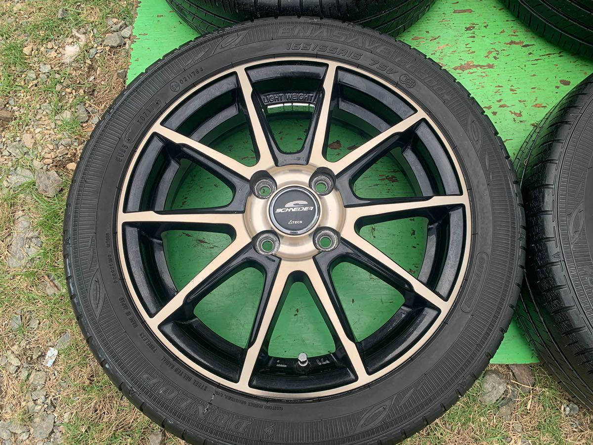 A-TECH SCHNEIDER シュナイダー 15インチ 15x4.5J+43 100-4H アルミ 