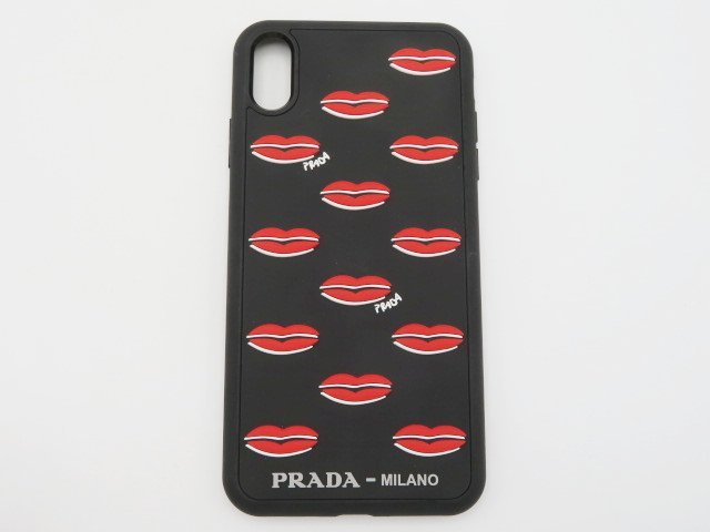 S09 PRADA プラダ リップモチーフ ラバー iPhoneケース XS/MAX