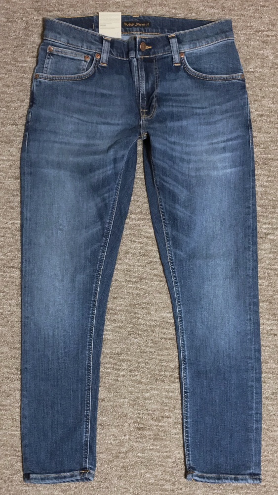 ☆新品☆ ヌーディージーンズ Tight Terry W30 L28 Steel Navy タイト 