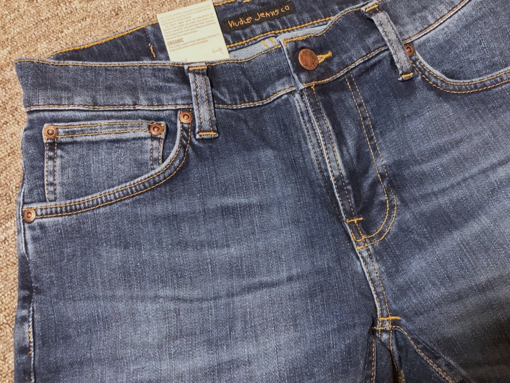 ☆新品☆ ヌーディージーンズ Tight Terry W30 L28 Steel Navy タイト 