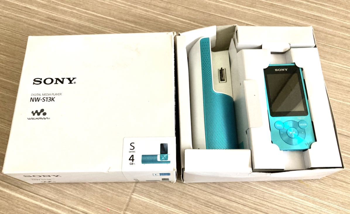 SONY NW-S13K - ソニー ウォークマン Sシリーズ (L) [4GB ブルー] 価格
