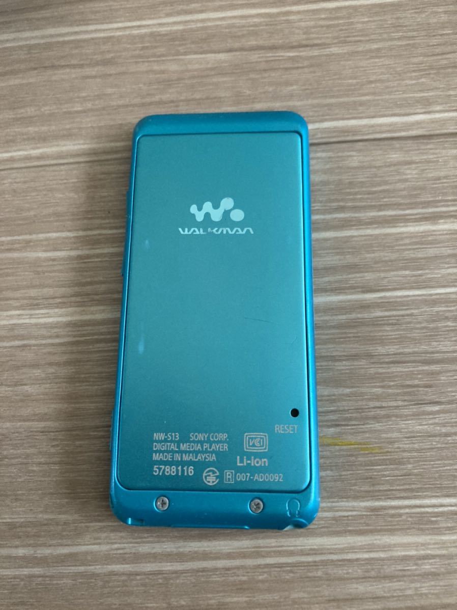 SONY NW-S13K - ソニー ウォークマン Sシリーズ (L) [4GB ブルー] 価格