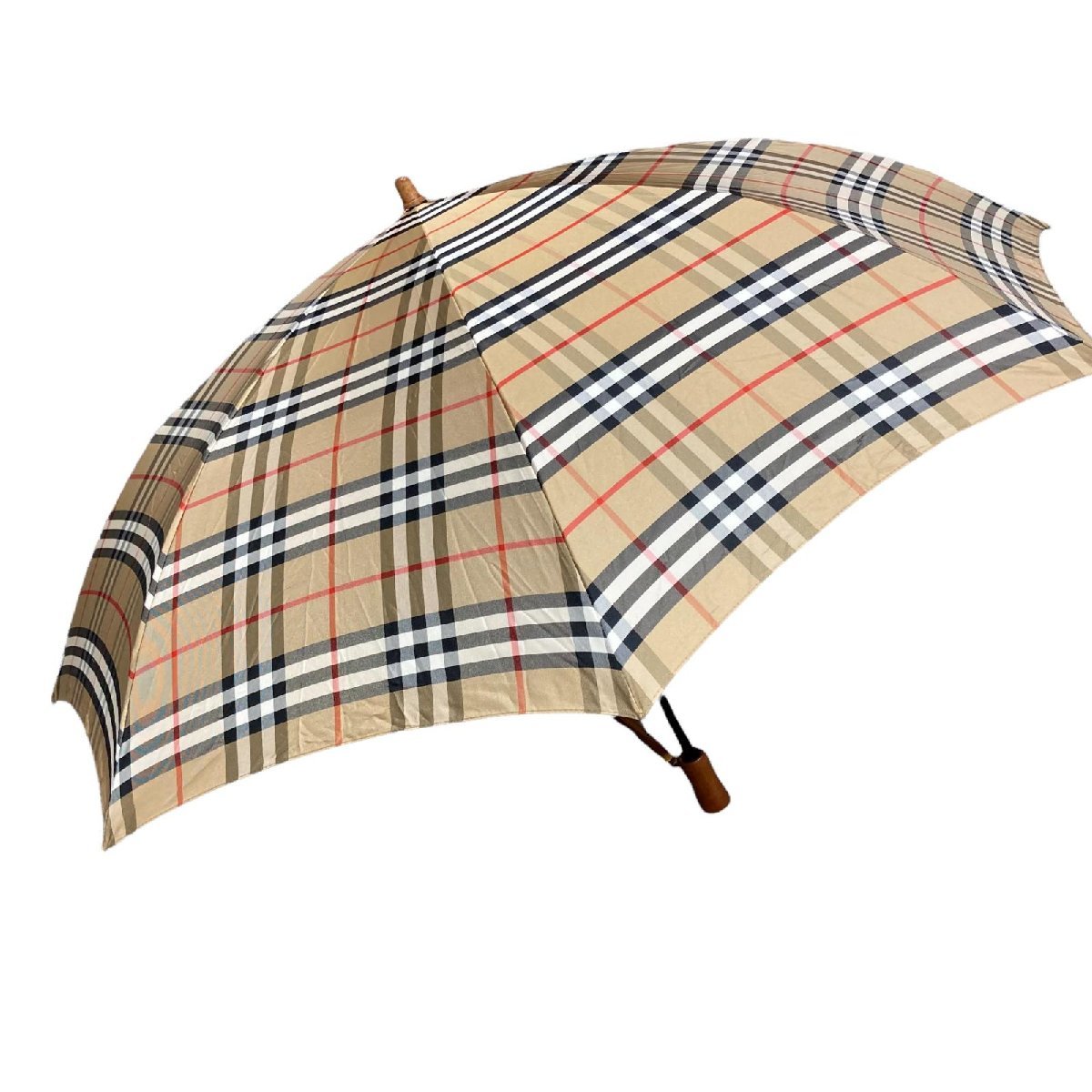 BURBERRY バーバリー 折り畳み傘　ノバチェック BURBERRY バーバリー ノバチェツク 折り畳み傘 ブラウン系 小物