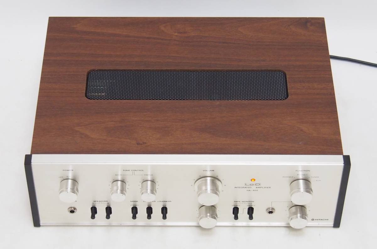 SG-505 美品 HITACHI 日立 Lo-D プリメインアンプ HA-400 音出し確認