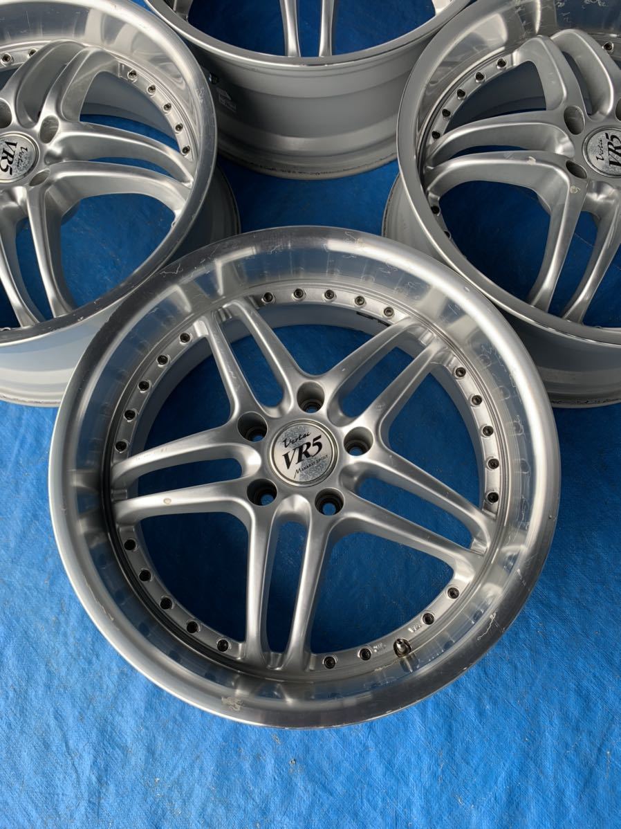 深リム MANARAY SPORT VR5 18インチ 7.5J 5穴PCD114.3 オフセット32