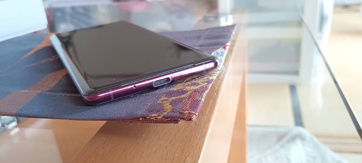 SIMフリー Xperia XZ3 801SO ボルドーレッド 正常動作品 訳アリ 【公式