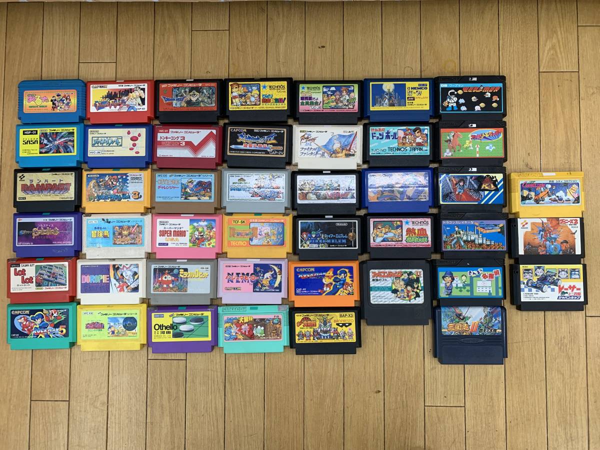 ファミコンソフト　カセット 35本セット ファミリーコンピュータ 他 ゲームカセットまとめて ファミコン