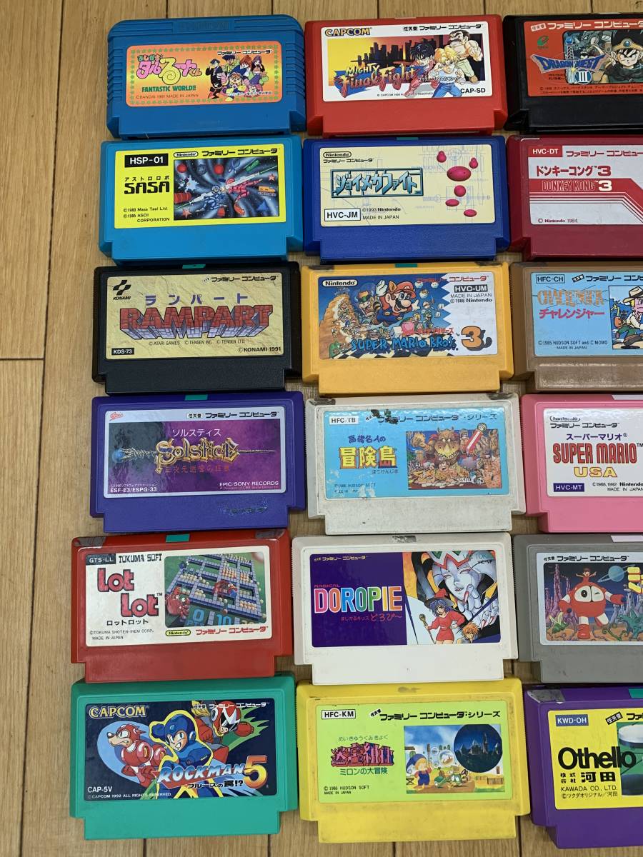 ファミリーコンピュータ 他 ゲームカセットまとめて ファミコン