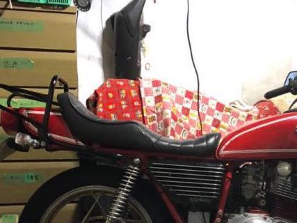 GS400 タックロール 純正？鉄シートベース GSX250 400 450 E ザリ 
