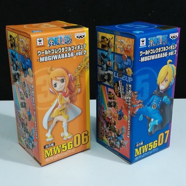 mBM317a [未開封] ONE PIECE ワールドコレクタブルフィギュア MUGIWARA56 vol.2 全5種 / ナミ サンジ 他 | ワンピースフィギュア T PIECE ONE ワンピース NBA | ワールドコレクタブルフィギュアｖｏｌ．３０