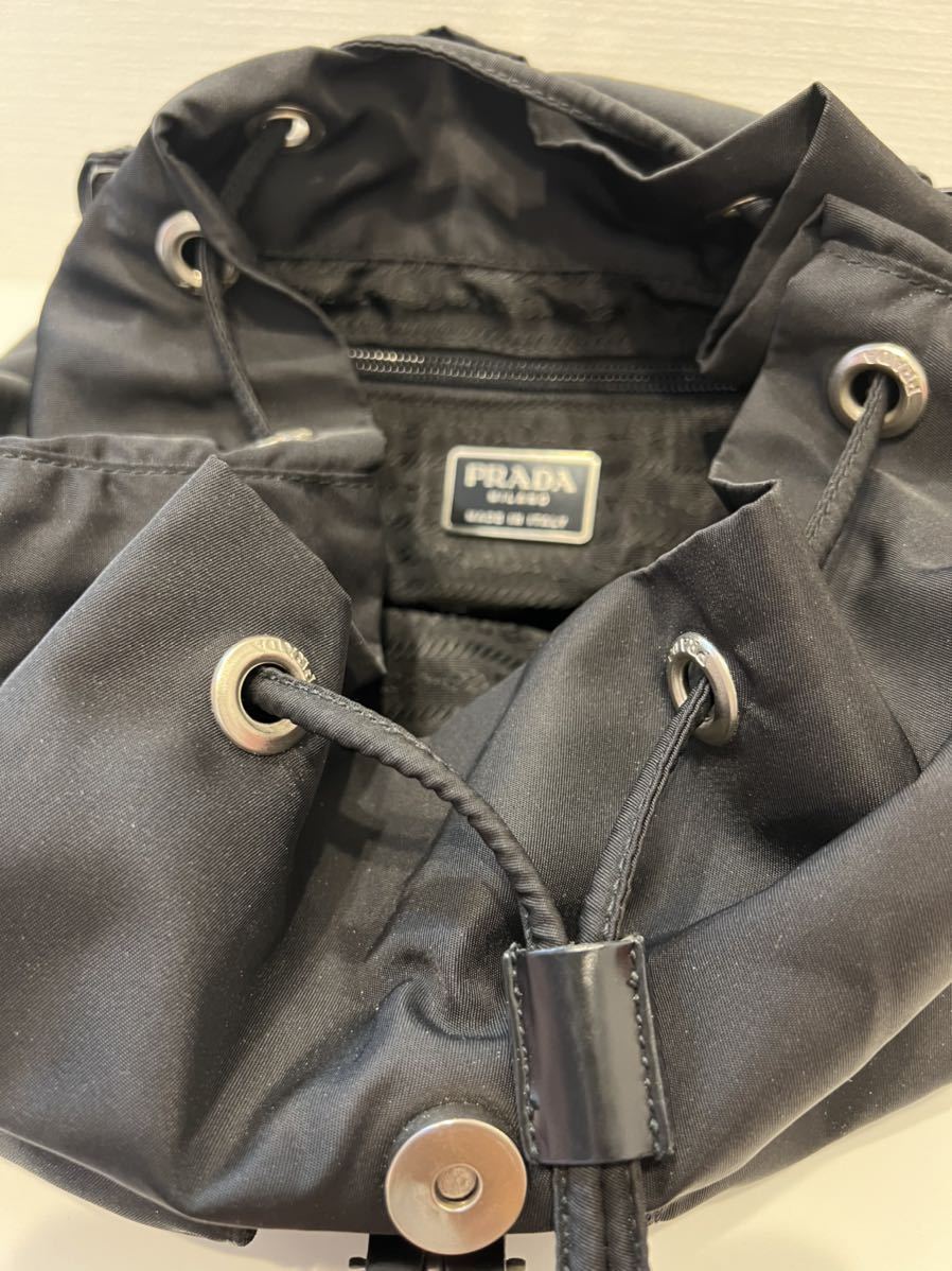 ☆PRADA☆プラダ☆ナイロンリュック☆バックパック☆ブラック☆黒