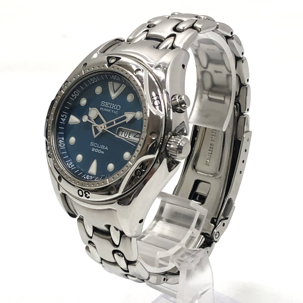 SEIKO KINETIC セイコー 5M62-0BL0 キネティック DIVERS 5M62-0bl0 