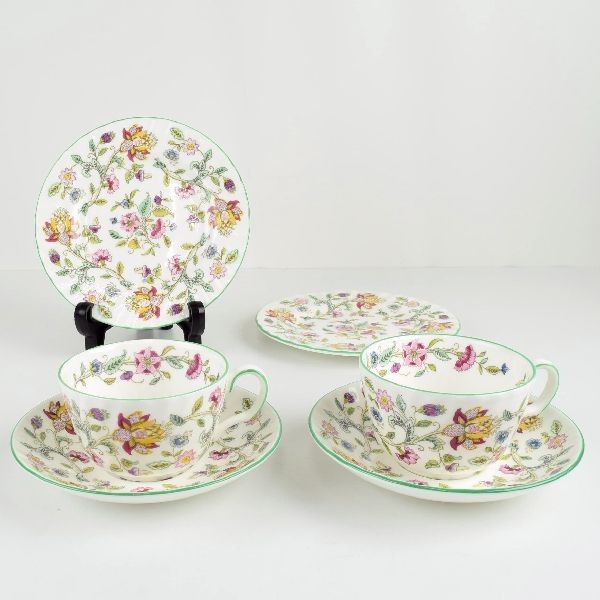 新作登場，爆買い 2112 MINTON ミントン HADDON HALL ハドンホール カップ＆ソーサー プレート 2客 コーヒー ティー 皿 ペア 茶器 英国製(ミントン)｜売買されたオークション情報、yahooの商品情報をアーカイブ公開 - ミントン