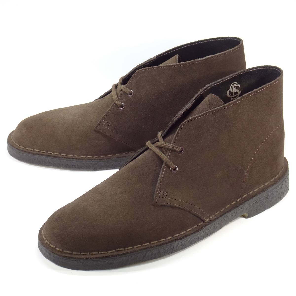  Clarks ORIGINALs 26.0cm デザートブーツ クラークス メンズ US 8 茶 ブラウン 本革 スエード チャッカブーツ 革靴 カジュアル 通学(8インチ)｜売買されたオークション情報、yahooの商品情報をアーカ 8インチ