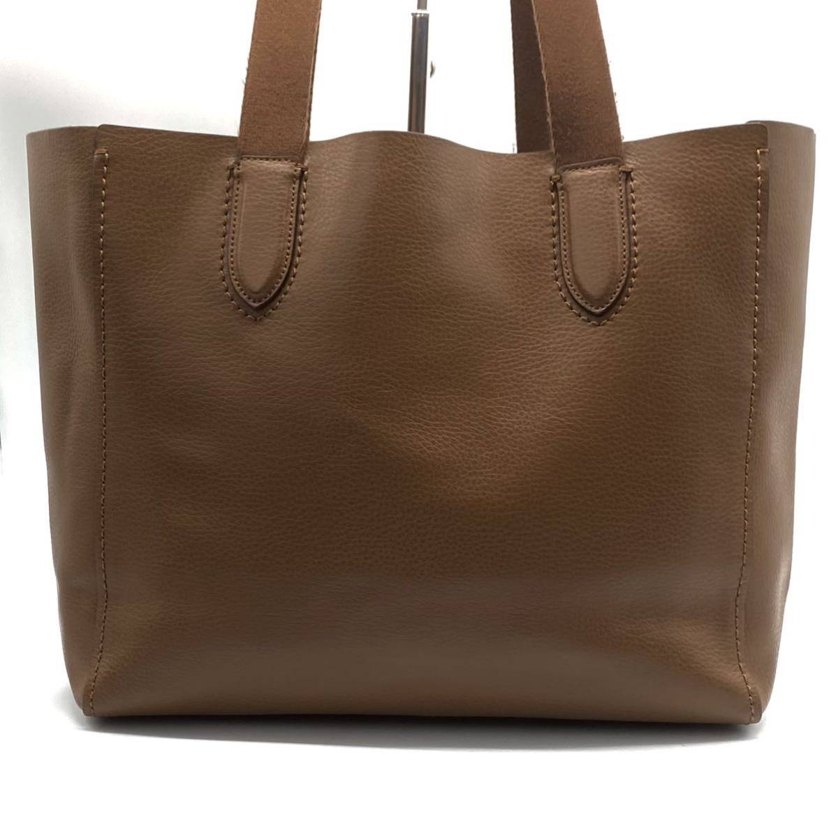 1円 《極美品》COACH コーチ メンズ A4可能 トートバッグ ショルダー 