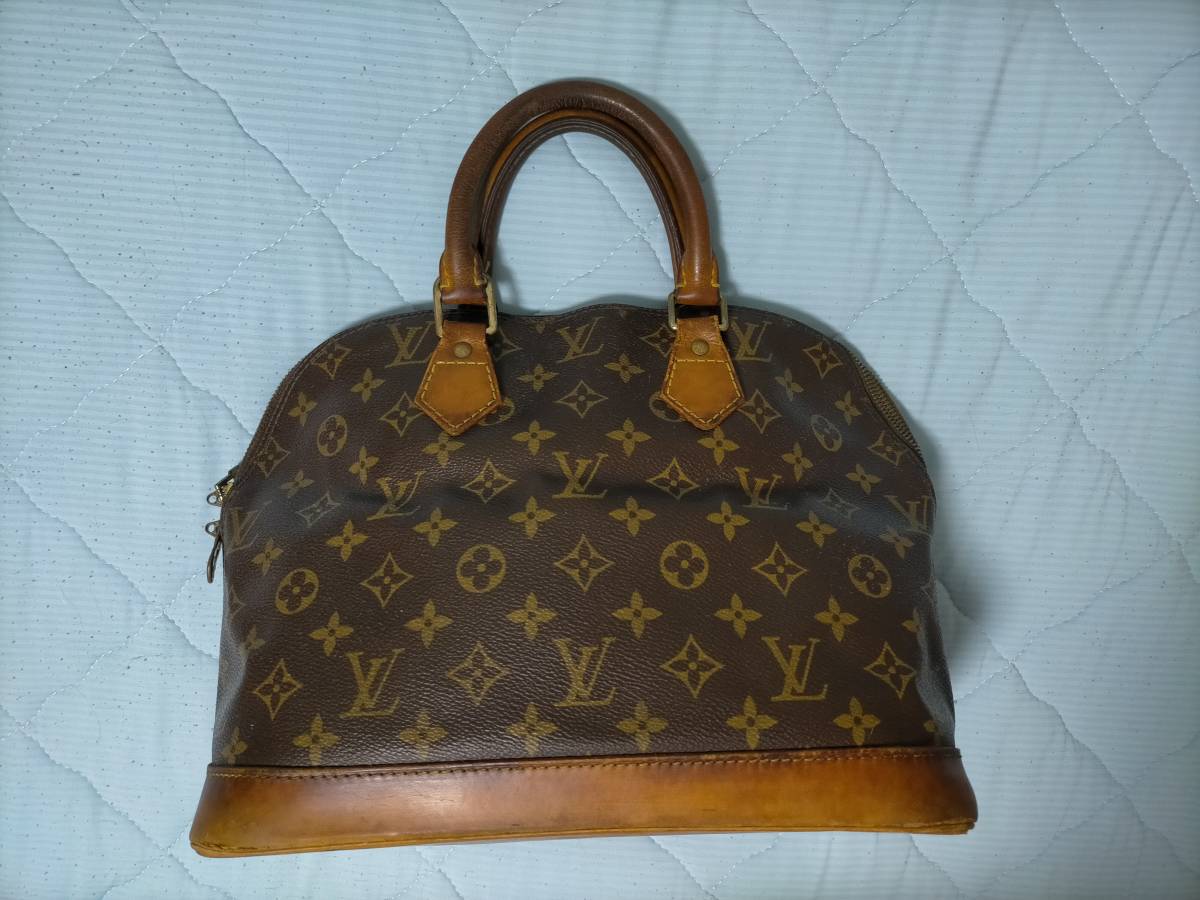 LOUIS VUITTON ルイヴィトン アルマ ハンド バッグ 1円から中古品 アルマ モノグラム LOUIS □ルイヴィトン 優美な印象を演出♪ルイヴィトン☆アルマ LV