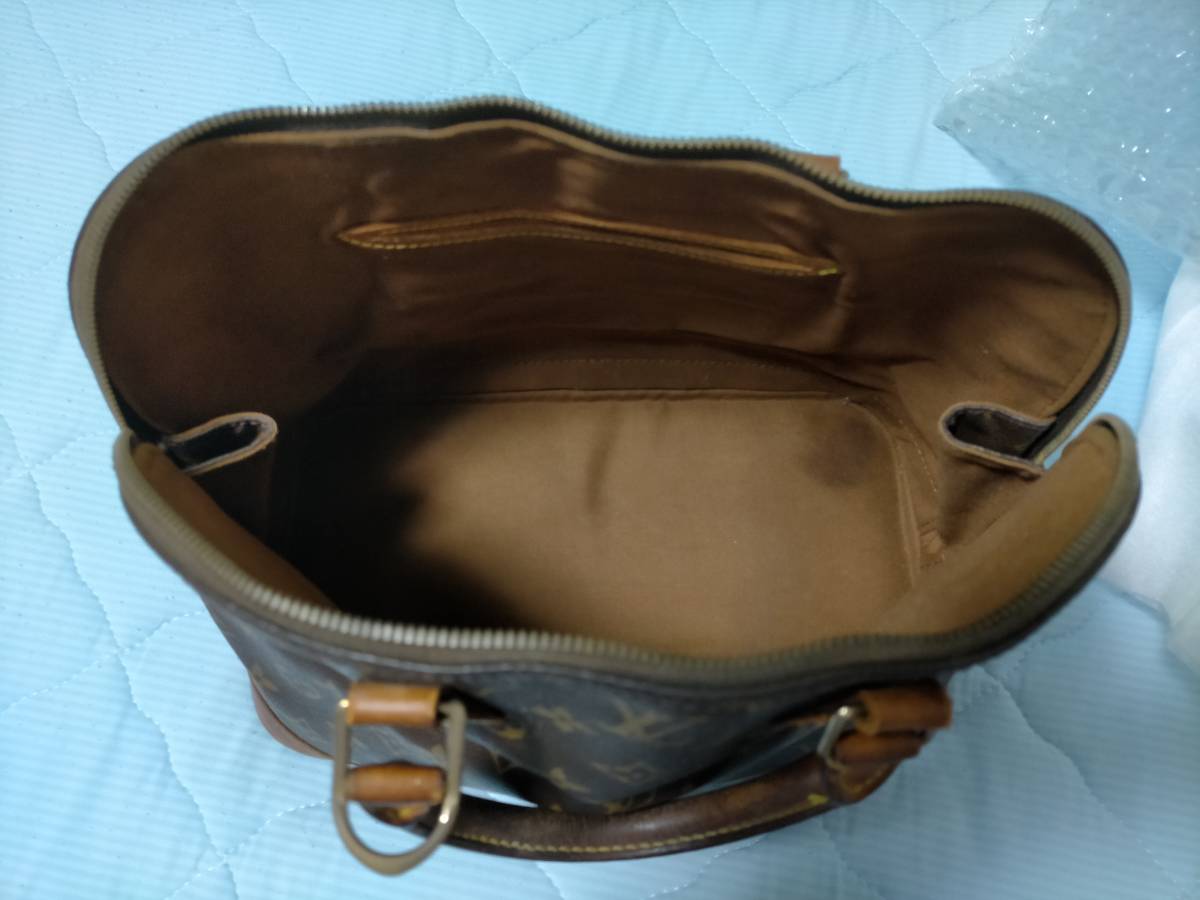 LOUIS VUITTON ルイヴィトン アルマ ハンド バッグ 1円から中古品 アルマ モノグラム LOUIS □ルイヴィトン 優美な印象を演出♪ルイヴィトン☆アルマ LV