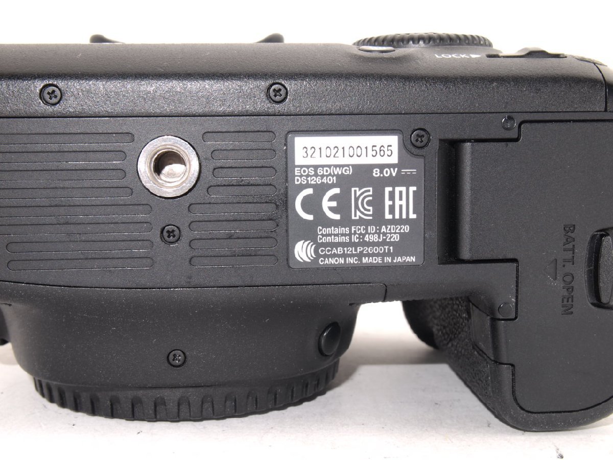 ☆外観特上品/動作保証☆キャノン CAON EOS 6D ボディ（シャッター 