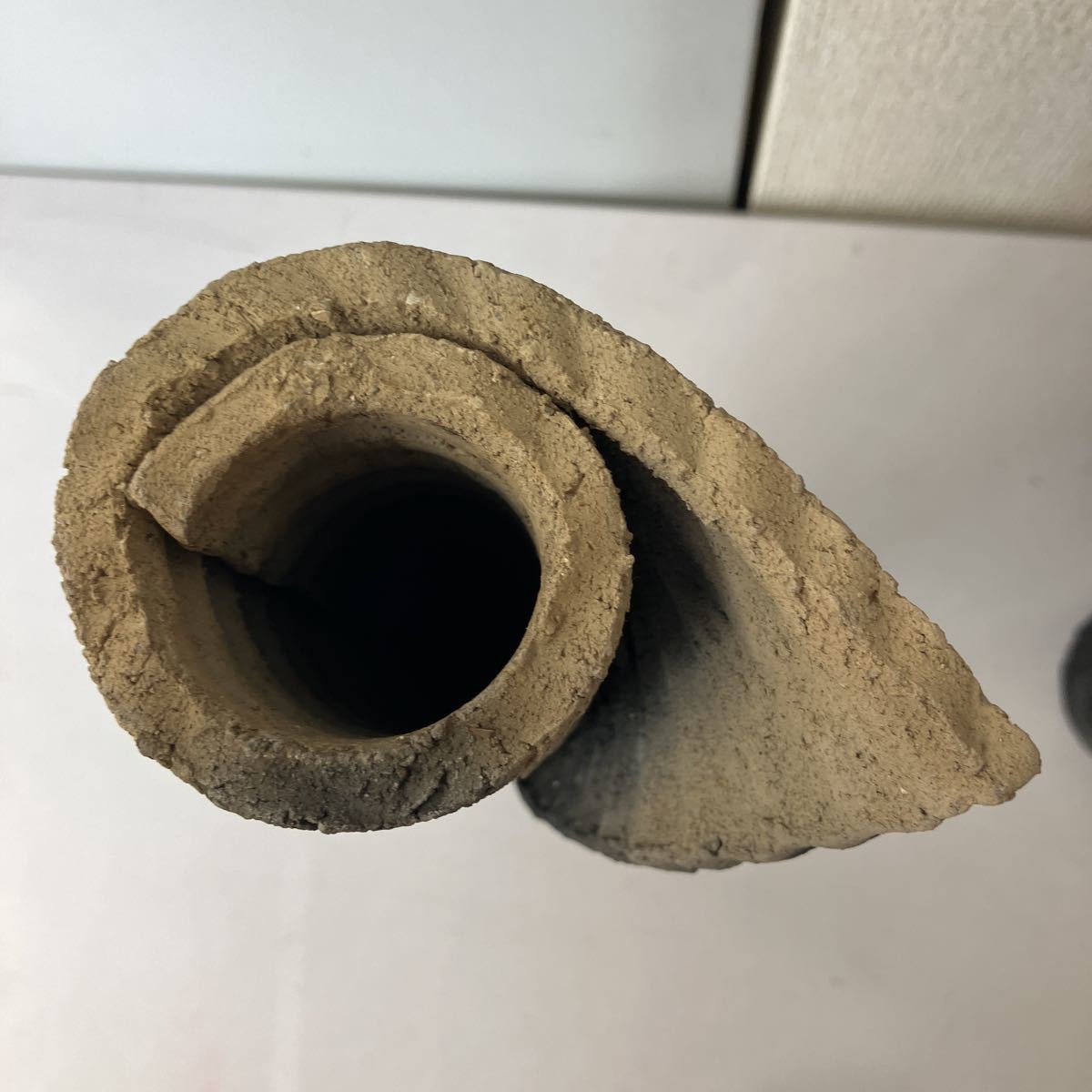 送料無料 中古品 坂田甚内 益子焼 黒陶 花瓶 花器 3本セット ⑫