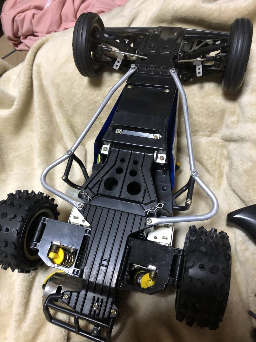 タミヤ Fox 小鹿もの 実働車です 2.4G送受信機、アンプ付き 超貴重