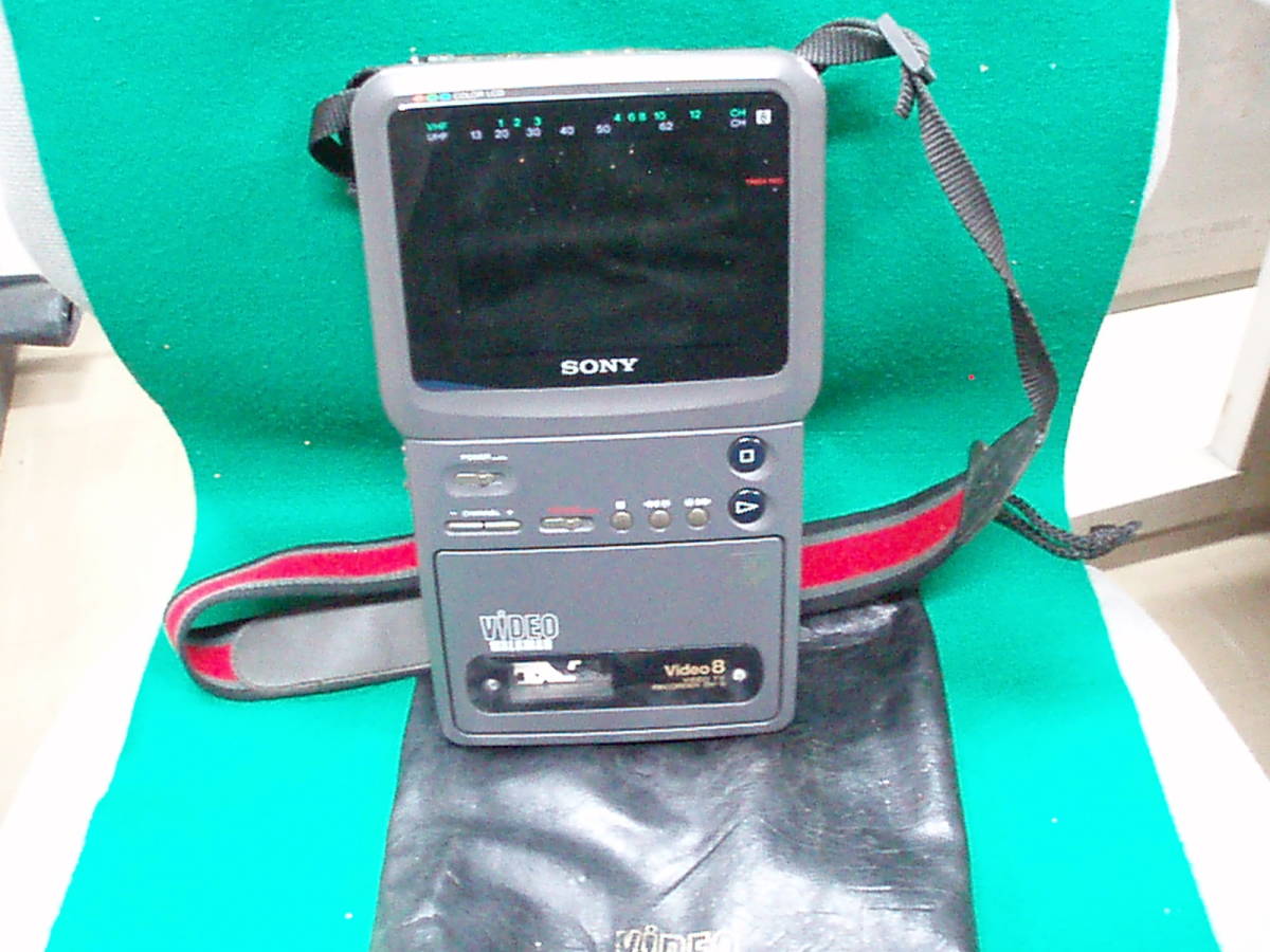 SONY GV-9 ビデオウォークマン 壊れています ジャンク ビデオ再生可能